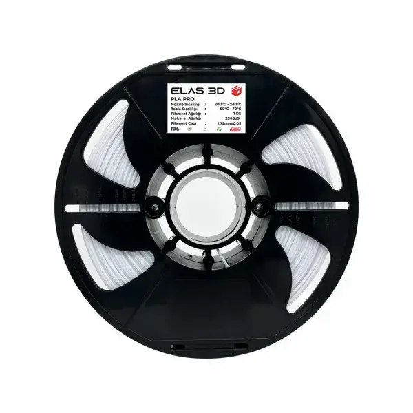 Elas PLA Pro Beyaz Filament 1kg