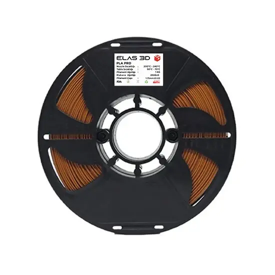 Elas PLA Pro Kahve Rengi Filament 1kg