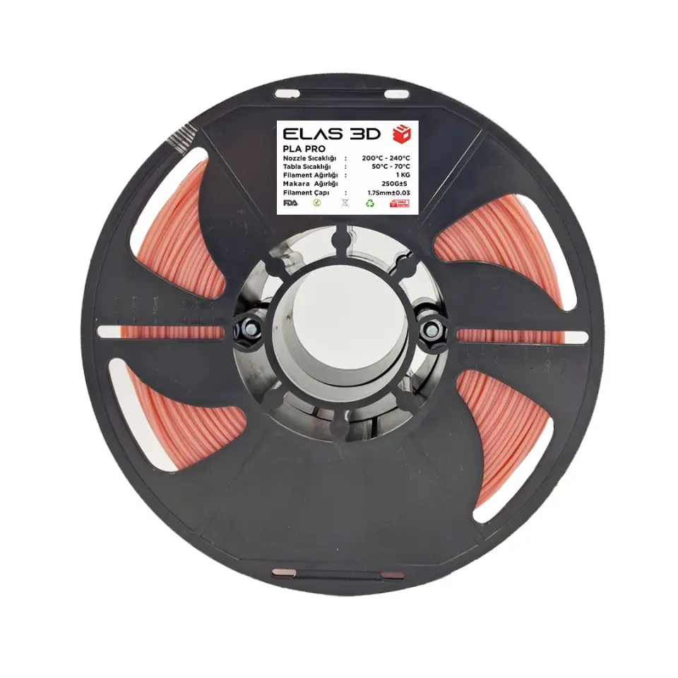 Elas PLA Pro Pastel Pembe Filament 1kg