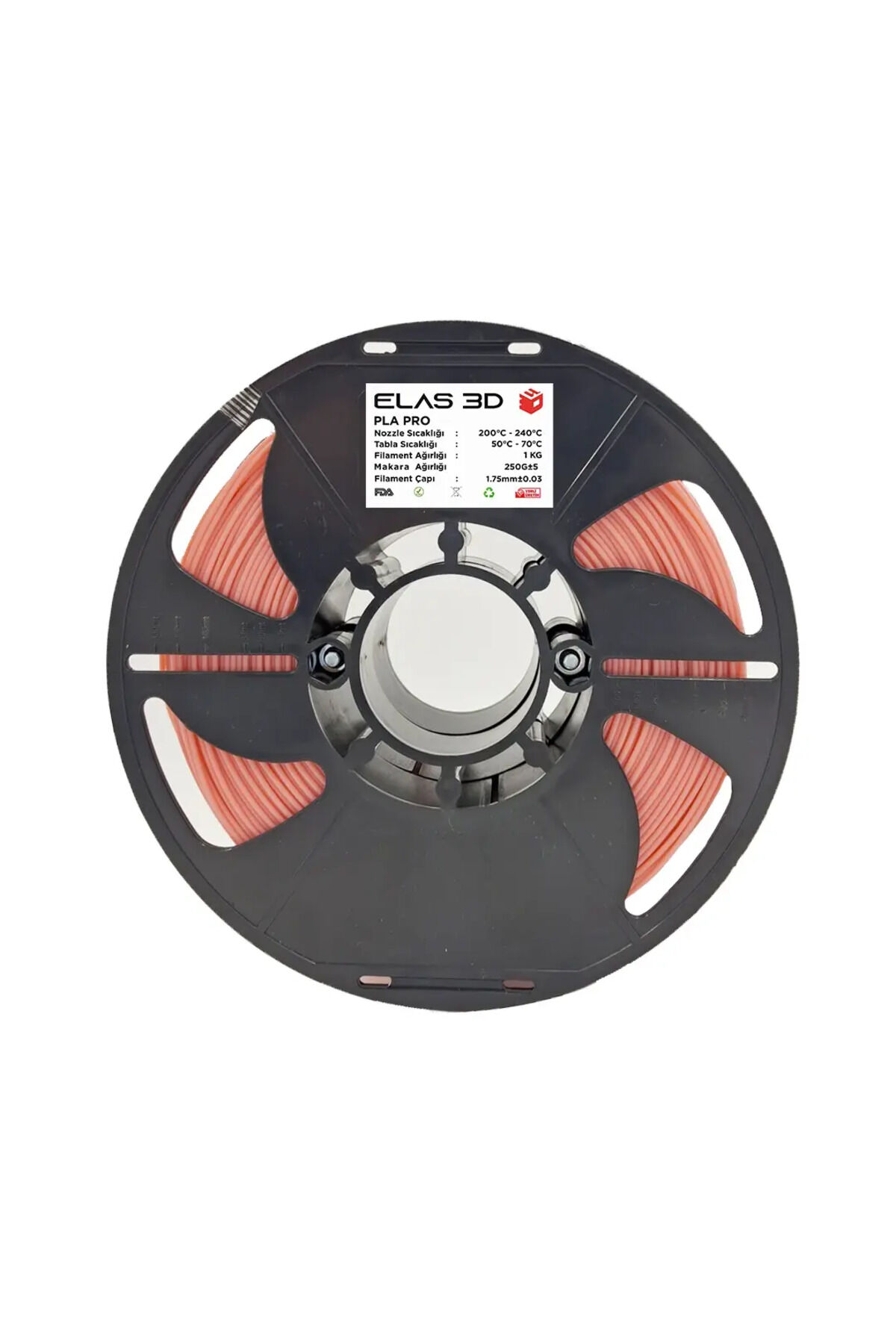 PLA Pro Pastel Pembe Filament 1kg