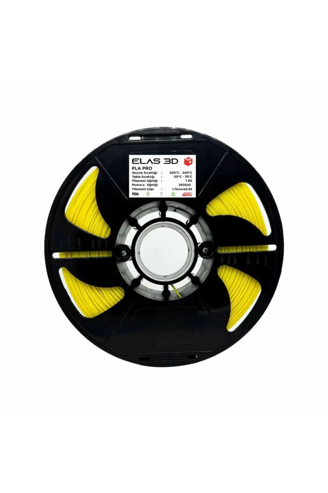 PLA Pro Sarı Filament 1kg