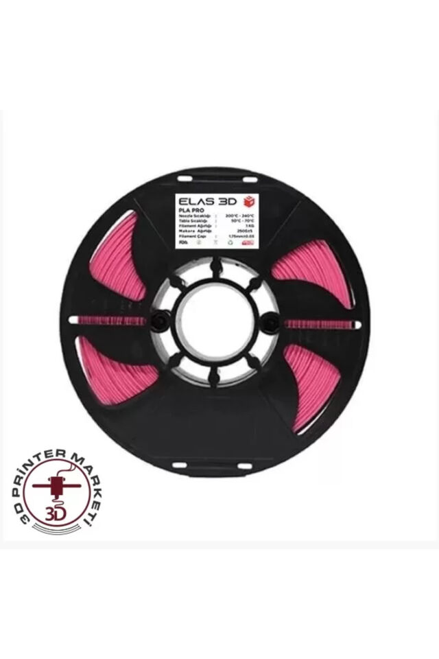 ELAS PEMBE PLA PRO FİLAMENT 1.75MM 1KG