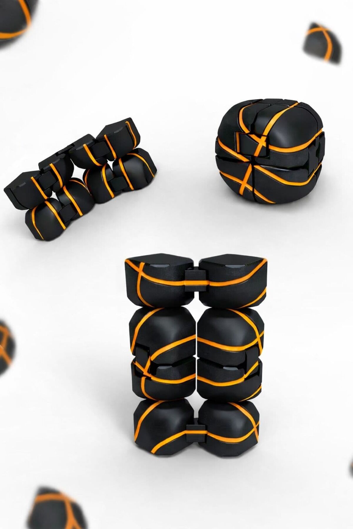 EUROLEAGUE V2 BASKET TOPU infinity cube - sonsuz küp - stres küpü - hareketli küp