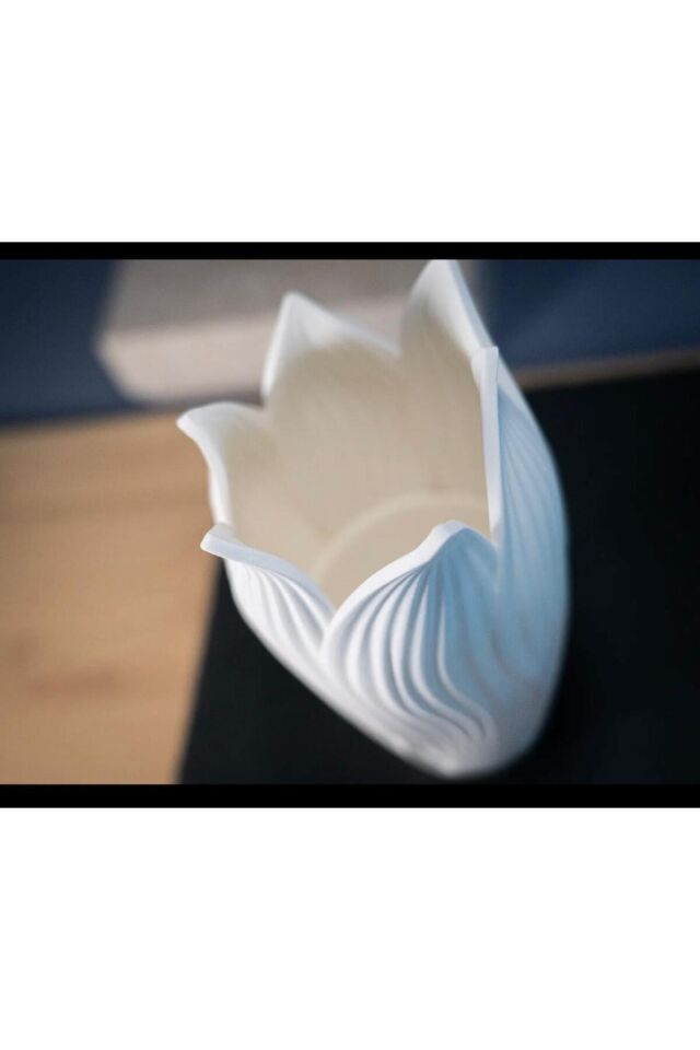 LOTUS 3D MODERN TARZ DEKORATİF VAZO