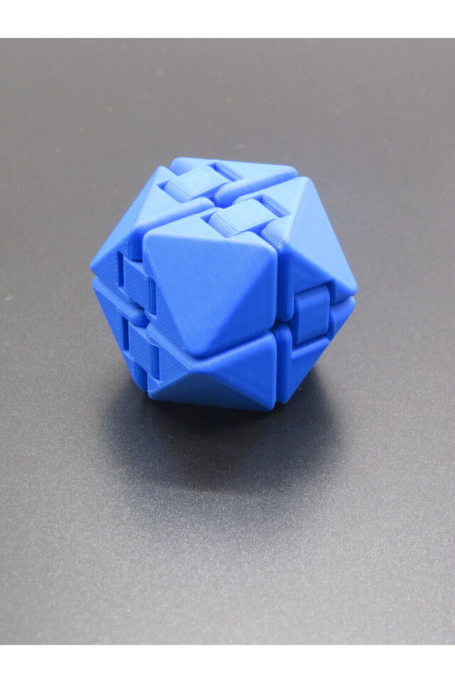 3D Prizma Infinity Küp | Geometrik Antistres Oyuncak | Döner Puzzle Küp | El Egzersizi Küpü